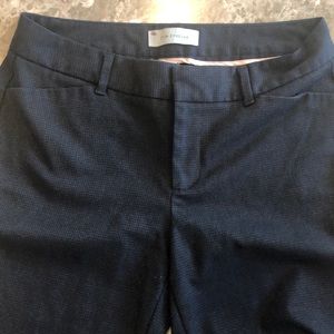 Navy Blue and Black Gap Slim Cropped Pants